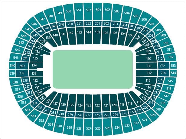 Seating Map Wembley Stadium