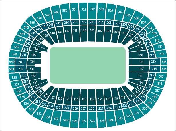 Seating Map Wembley Stadium